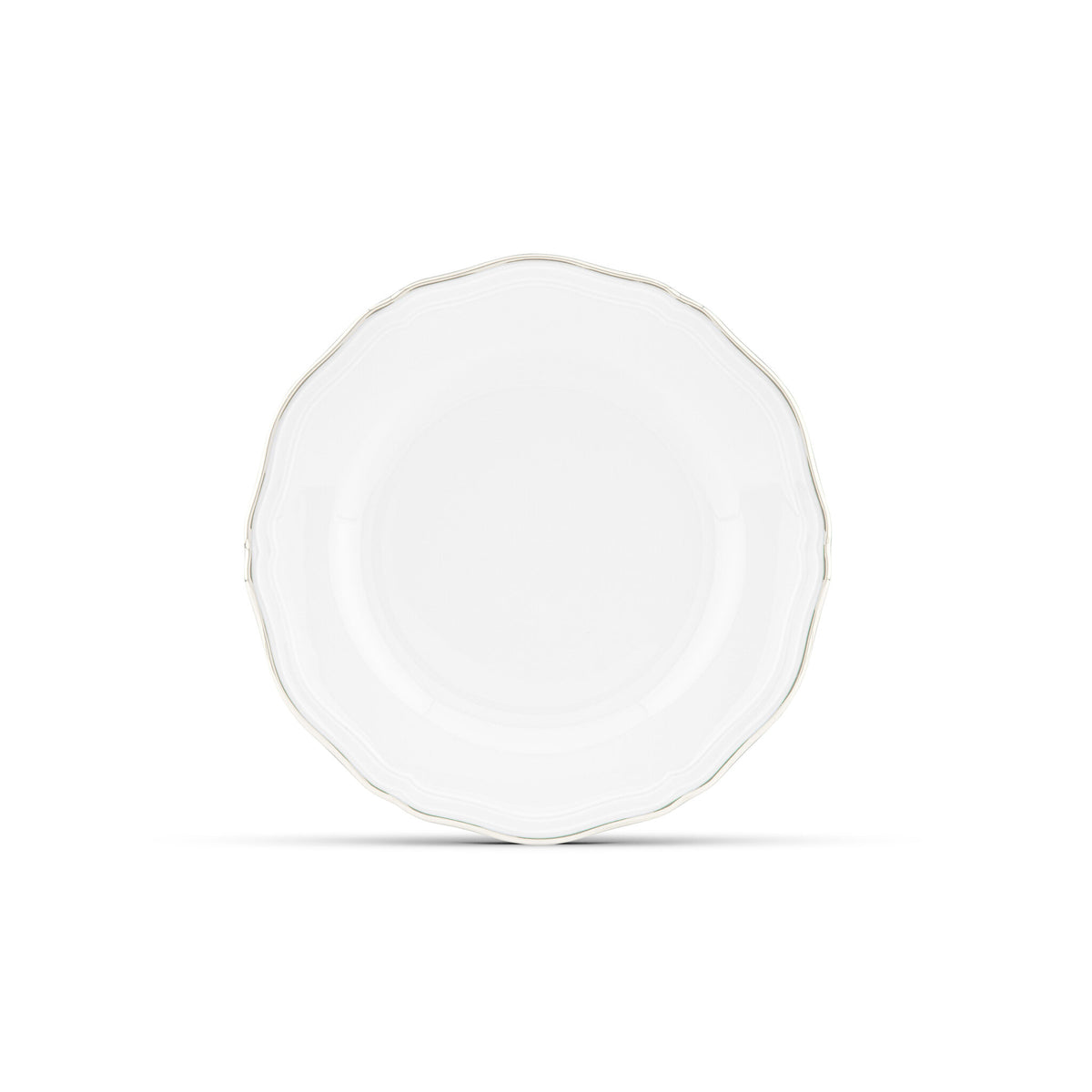 Ginori 1735 Corona Bread Plate, Platinum