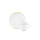 Ginori 1735 Corona Espresso Cup, Gold, view 3