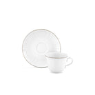 Ginori 1735 Corona Espresso Cup, Platinum, view 3