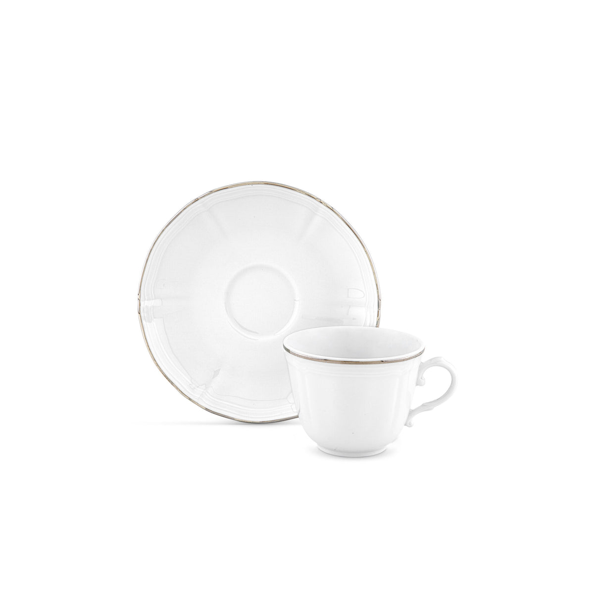Ginori 1735 Corona Espresso Cup, Platinum, view 3