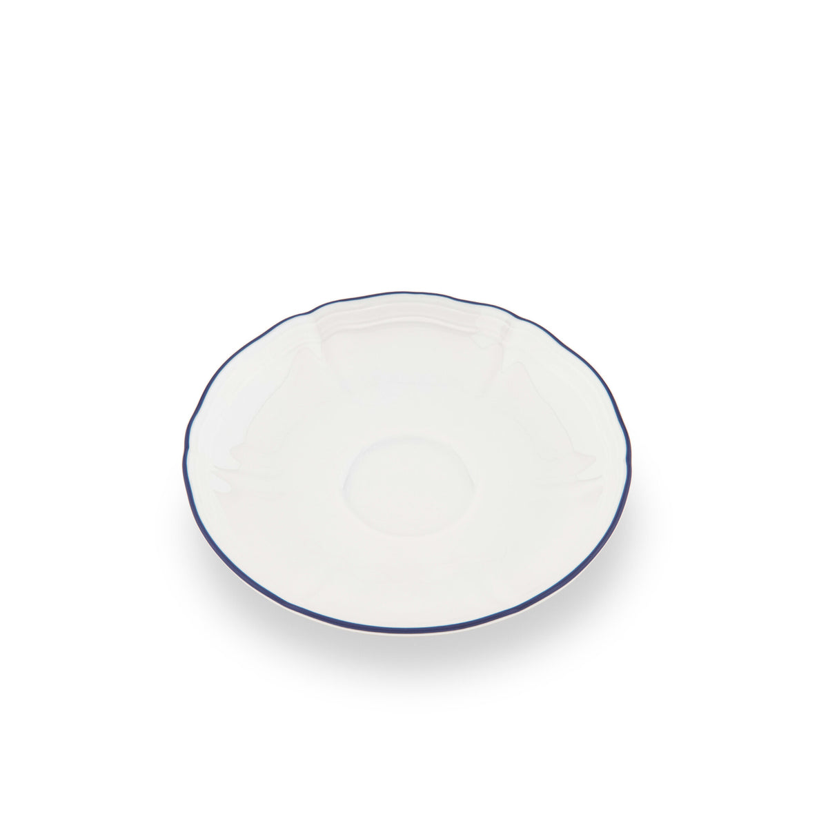 Ginori 1735 Corona Espresso Saucer, Cobalt Blue, view 2
