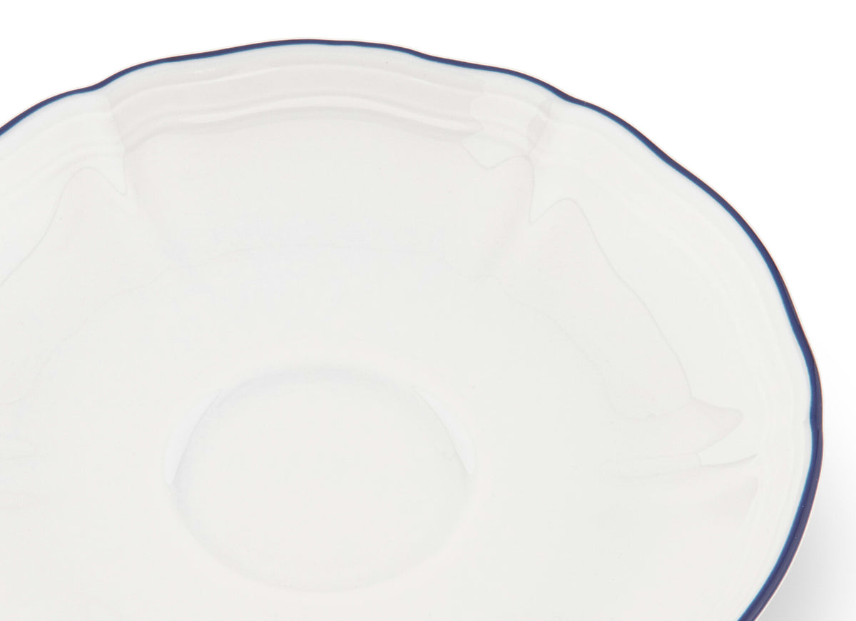 Ginori 1735 Corona Espresso Saucer, Cobalt Blue, view 3