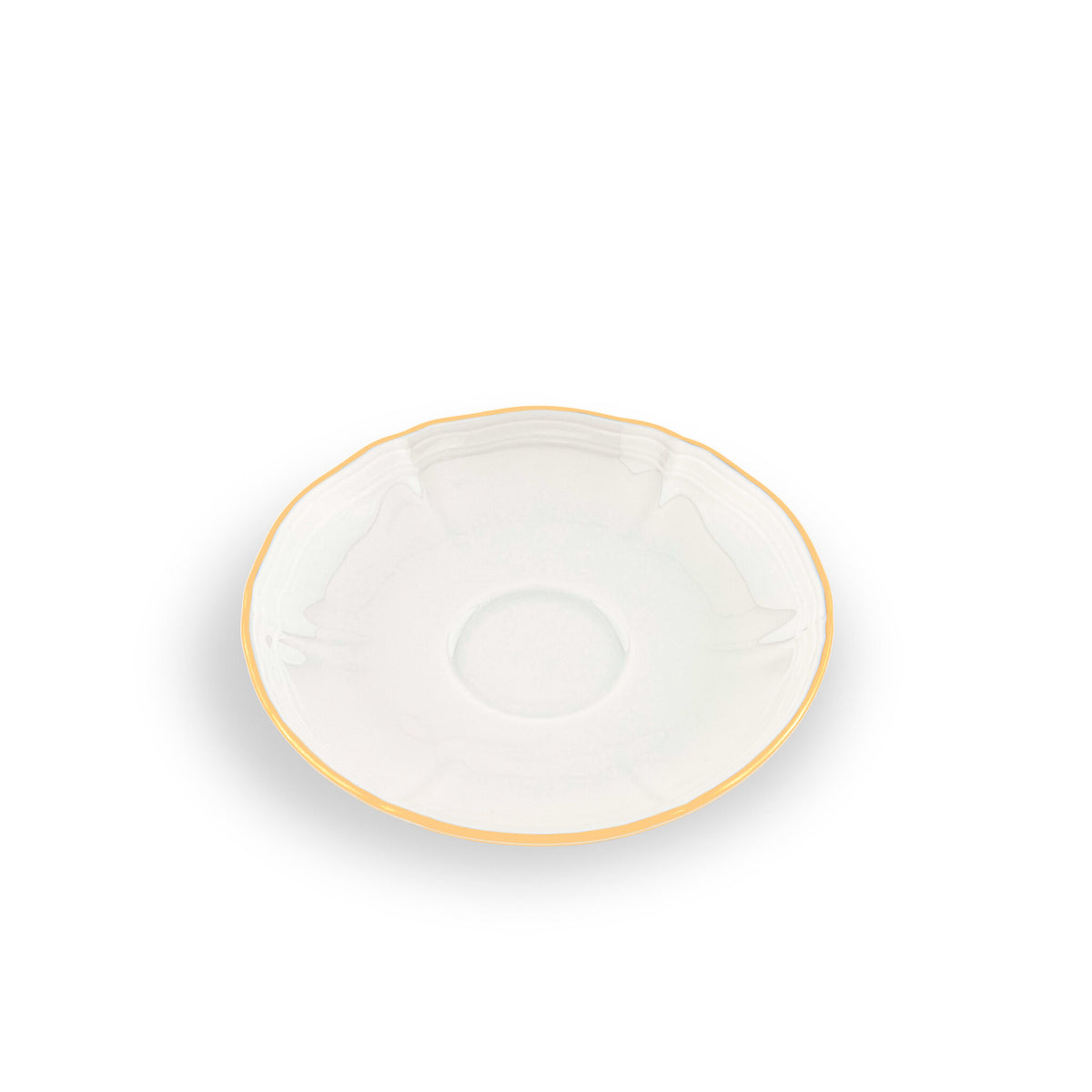 Ginori 1735 Corona Espresso Saucer, Gold, view 2