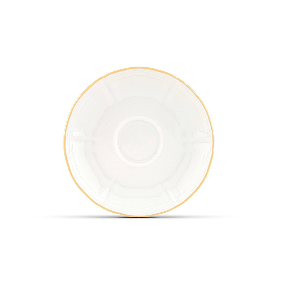 Ginori 1735 Corona Espresso Saucer, Gold
