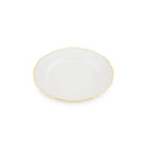 Ginori 1735 Corona Flat Plate, Gold, view 2