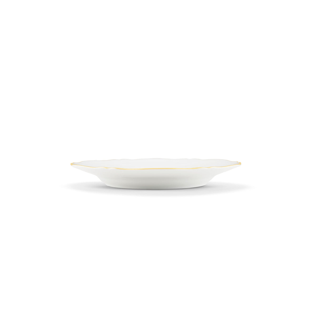 Ginori 1735 Corona Flat Plate, Gold, view 4