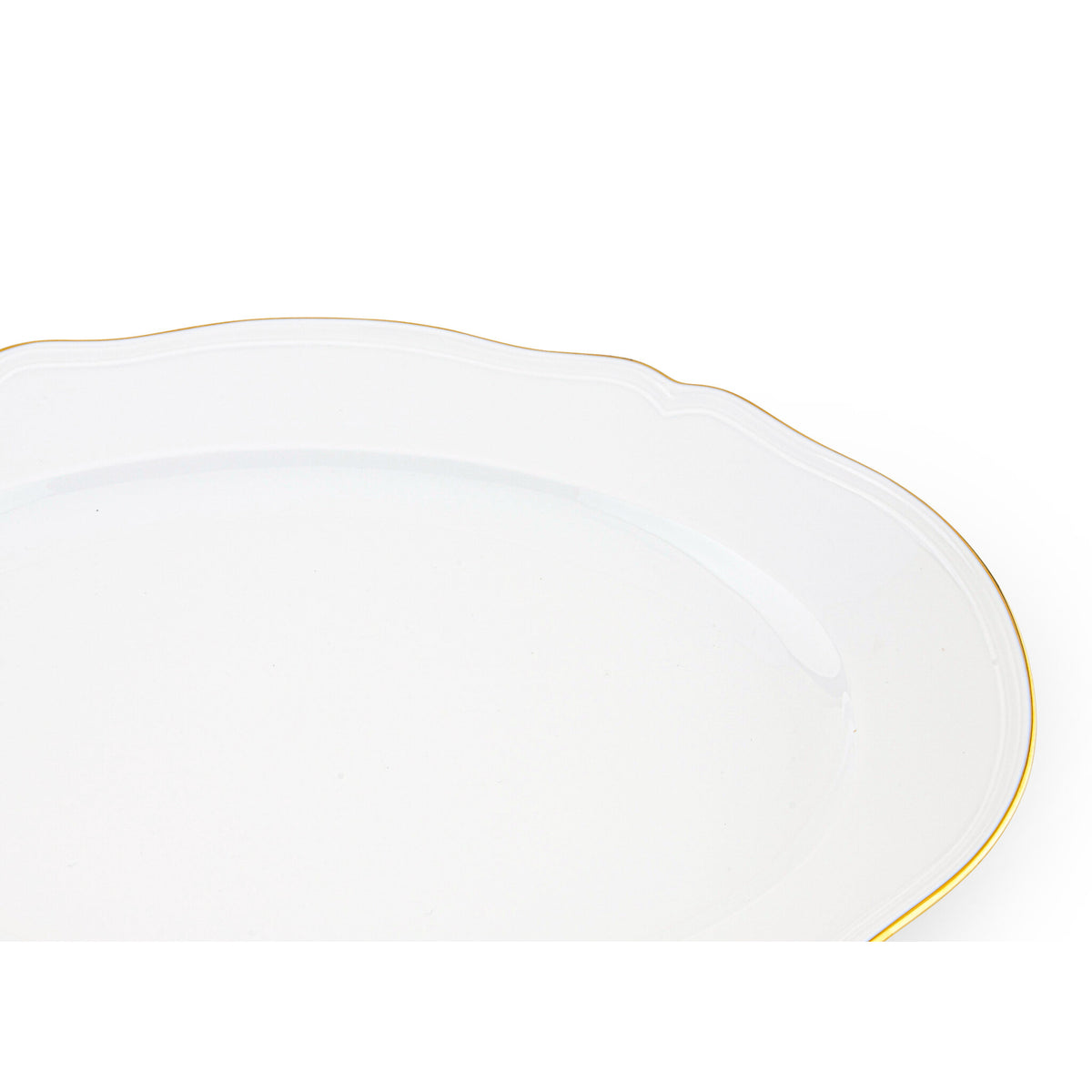 Ginori 1735 Corona Large Oval Platter, Gold, view 3