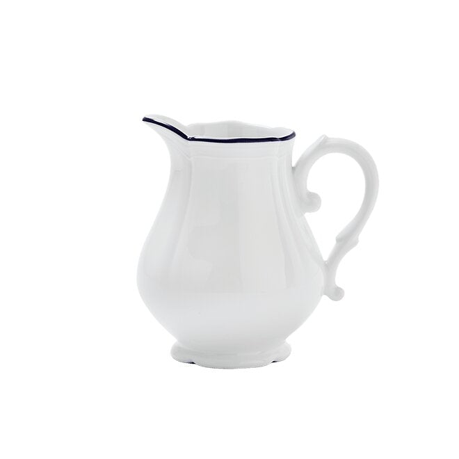 Ginori 1735 Corona Milk Pitcher, Cobalt Blue