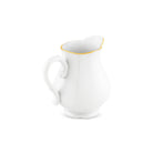 Ginori 1735 Corona Milk Pitcher, Gold, view 2