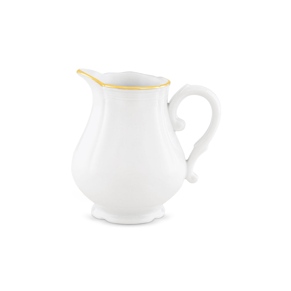 Ginori 1735 Corona Milk Pitcher, Gold