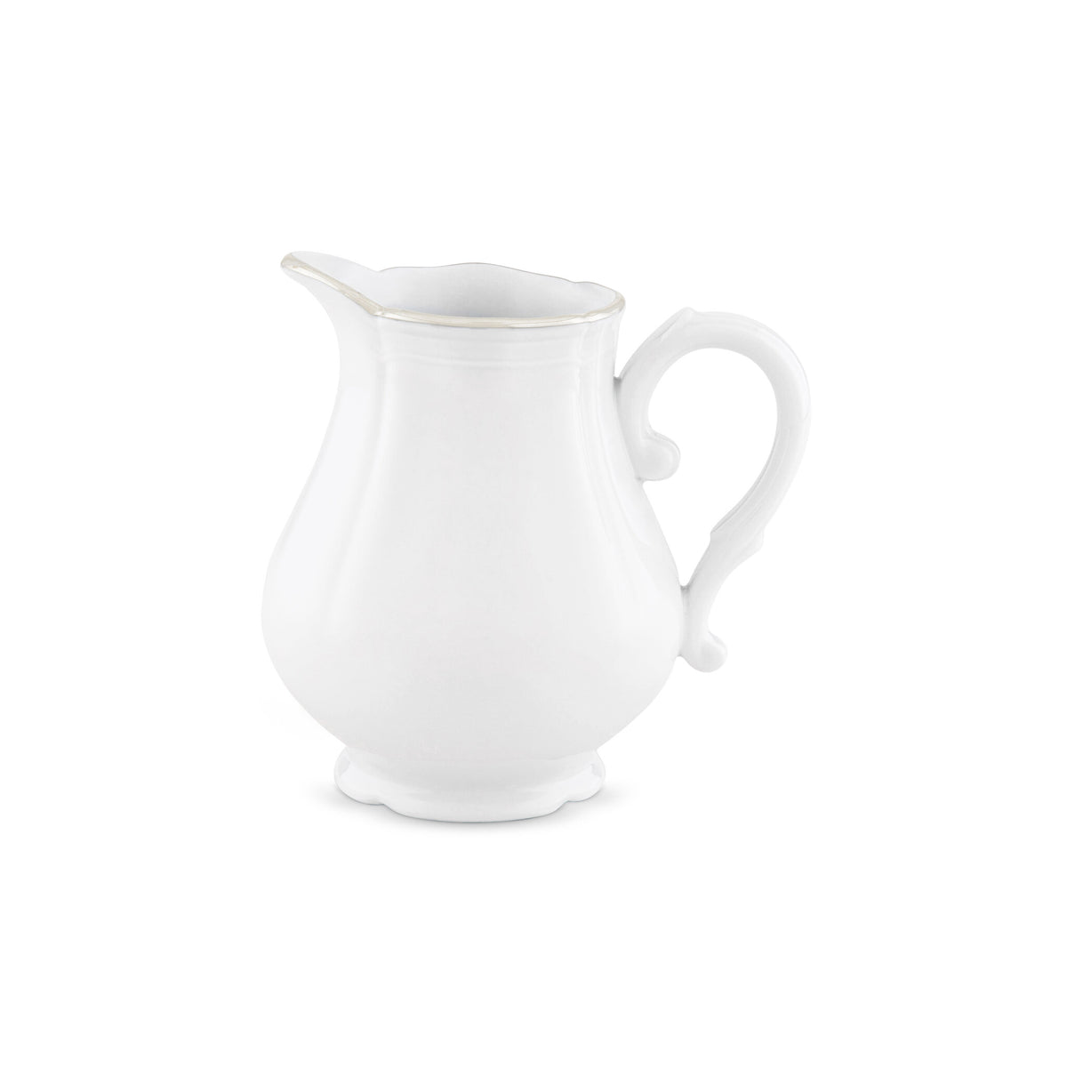 Ginori 1735 Corona Milk Pitcher, Platinum