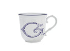 Ginori 1735 Corona Monogram Letter Mug, Blue – Letter G