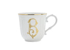 Ginori 1735 Corona Monogram Letter Mug, Gold – Letter B