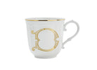 Ginori 1735 Corona Monogram Letter Mug, Gold – Letter D