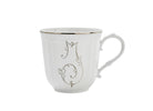 Ginori 1735 Corona Monogram Letter Mug, Platinum – Letter I