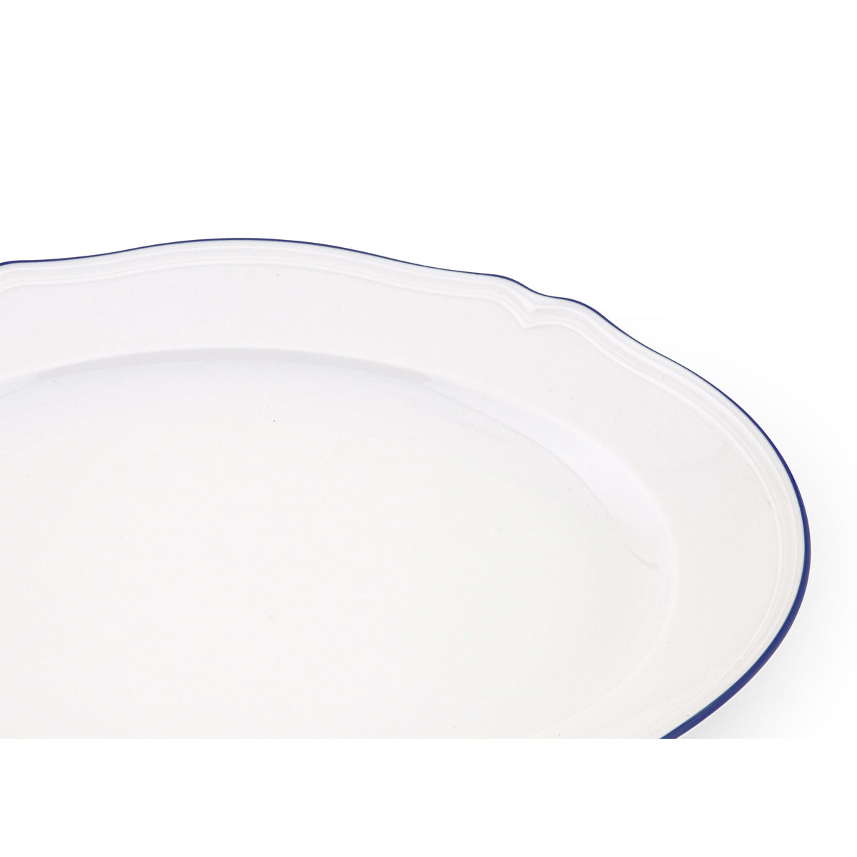 Ginori 1735 Corona Oval Platter, Cobalt Blue, view 3
