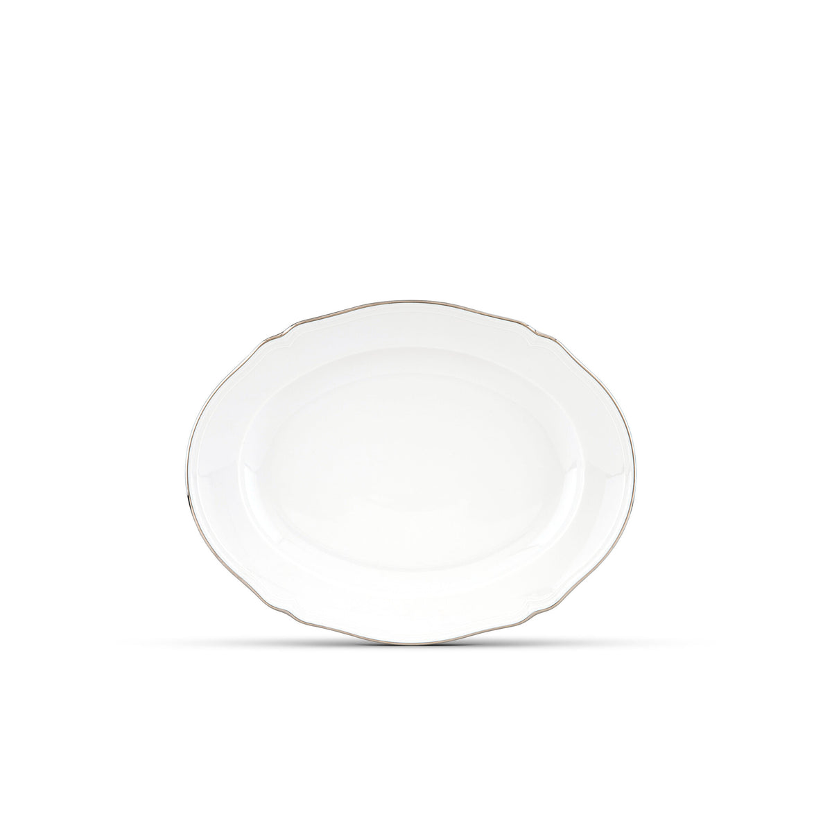 Ginori 1735 Corona Oval Platter, Platinum
