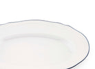 Ginori 1735 Corona Pickle Dish, Cobalt Blue, view 3