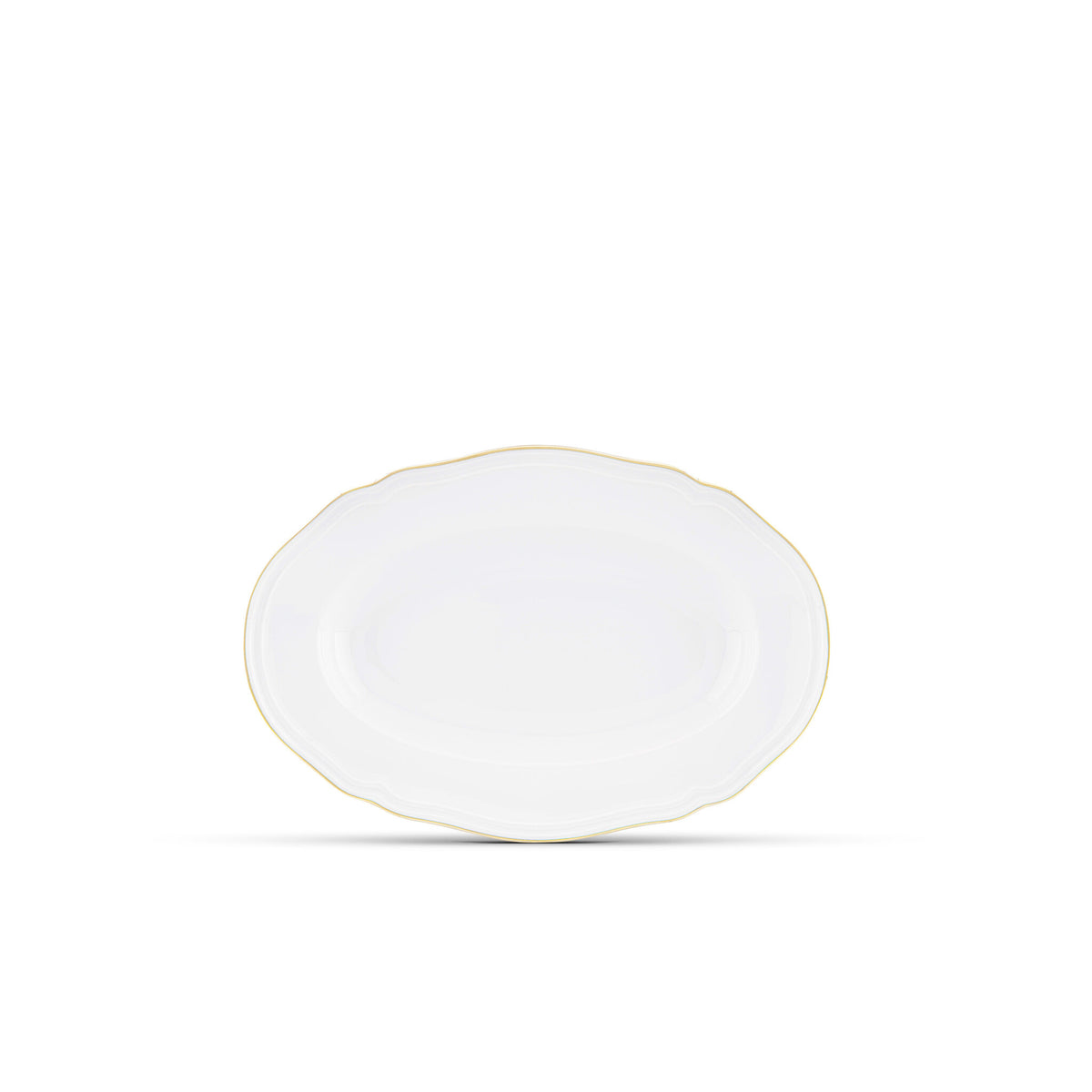 Ginori 1735 Corona Pickle Dish, Gold
