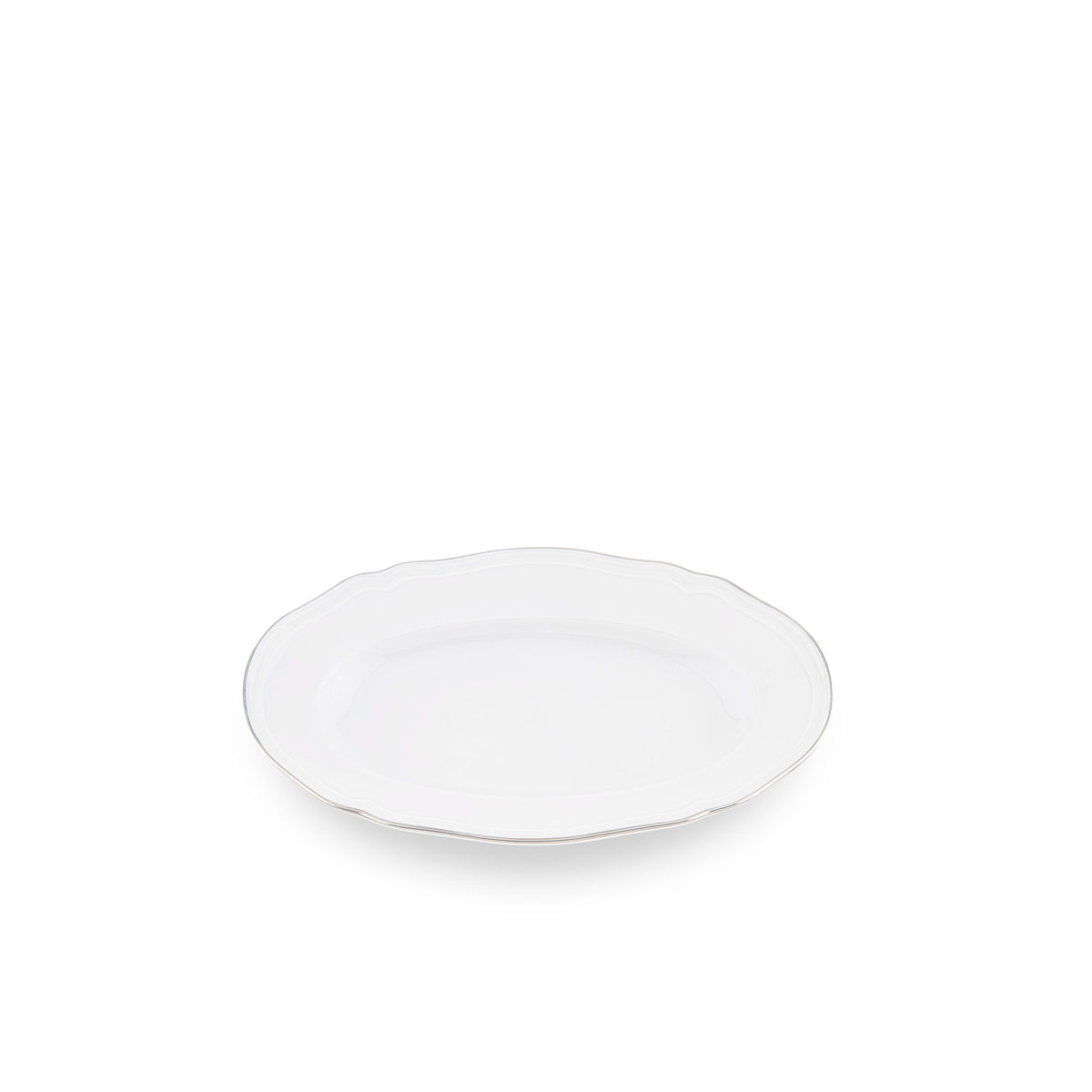 Ginori 1735 Corona Pickle Dish, Platinum, view 2