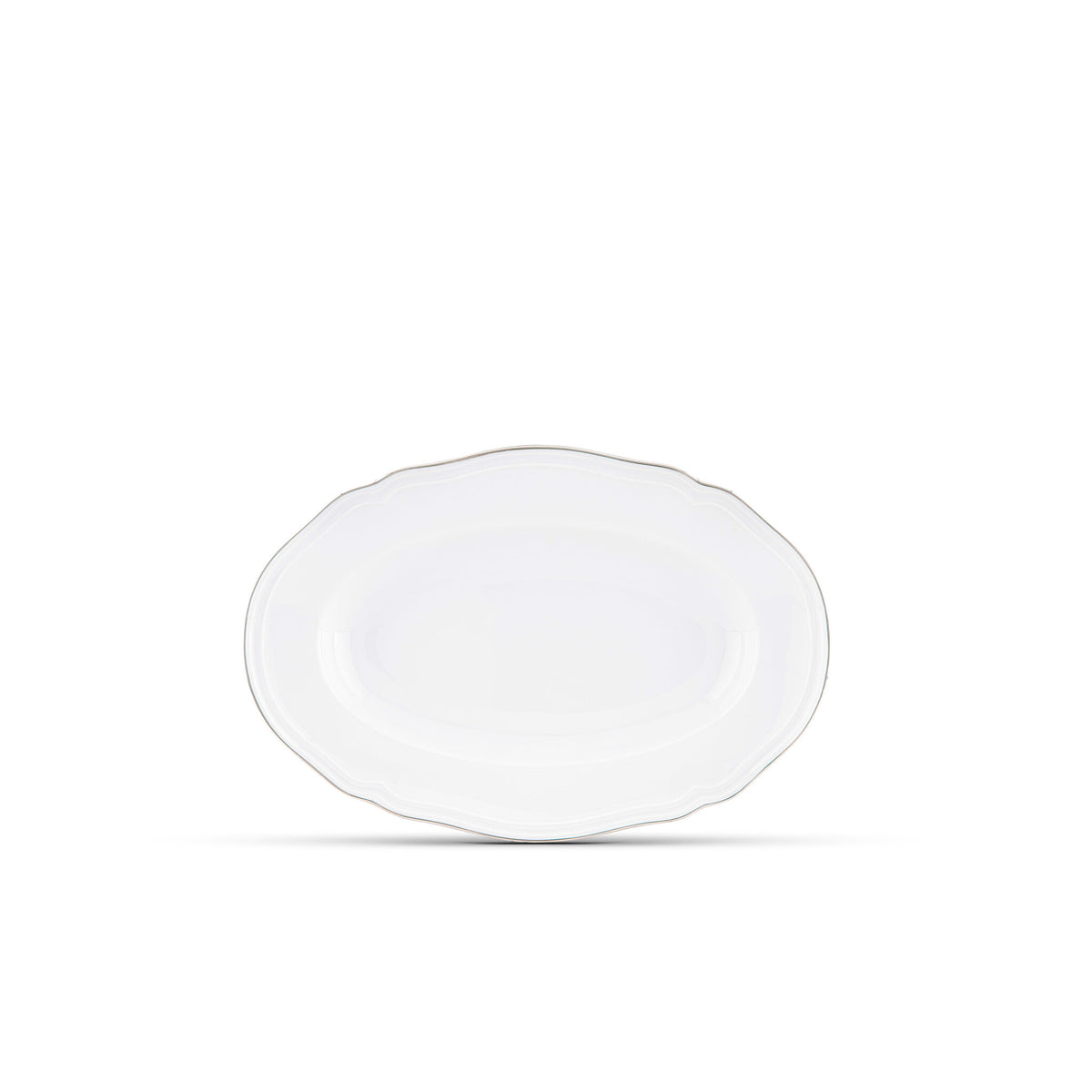 Ginori 1735 Corona Pickle Dish, Platinum