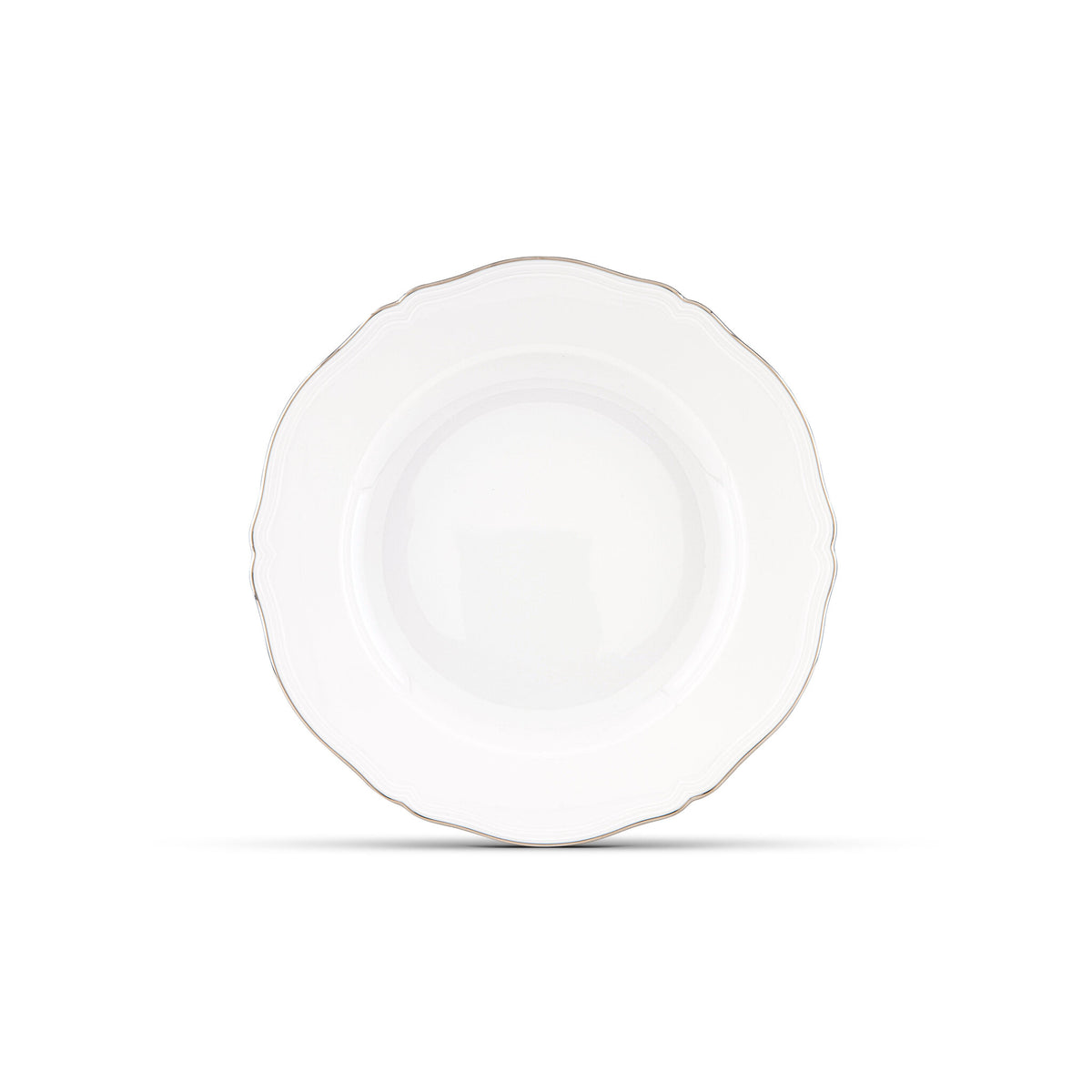 Ginori 1735 Corona Round Platter, Platinum