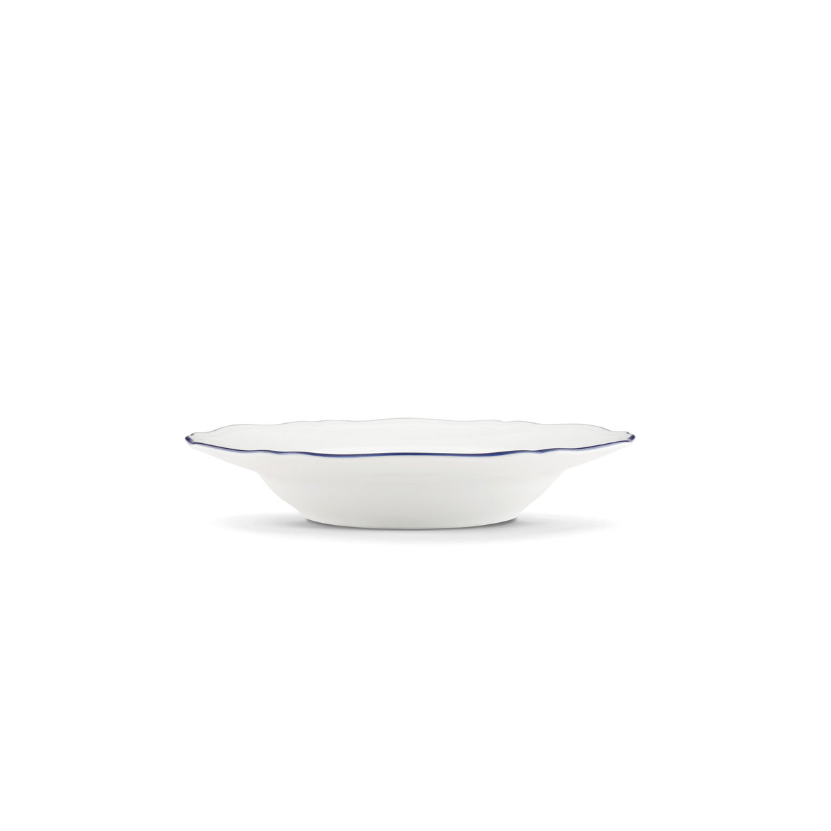 Ginori 1735 Corona Soup Plate, Cobalt Blue, view 4