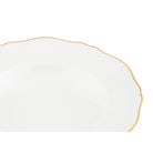 Ginori 1735 Corona Soup Plate, Gold, view 3