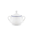 Ginori 1735 Corona Sugar Bowl, Cobalt Blue