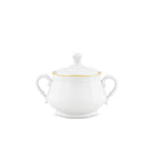 Ginori 1735 Corona Sugar Bowl, Gold