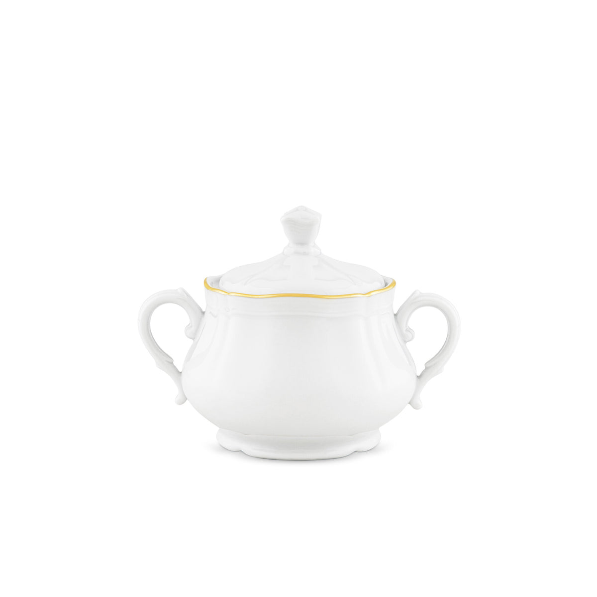 Ginori 1735 Corona Sugar Bowl, Gold