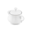 Ginori 1735 Corona Sugar Bowl, Platinum, view 2