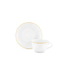 Ginori 1735 Corona Tea Cup, Gold, view 3
