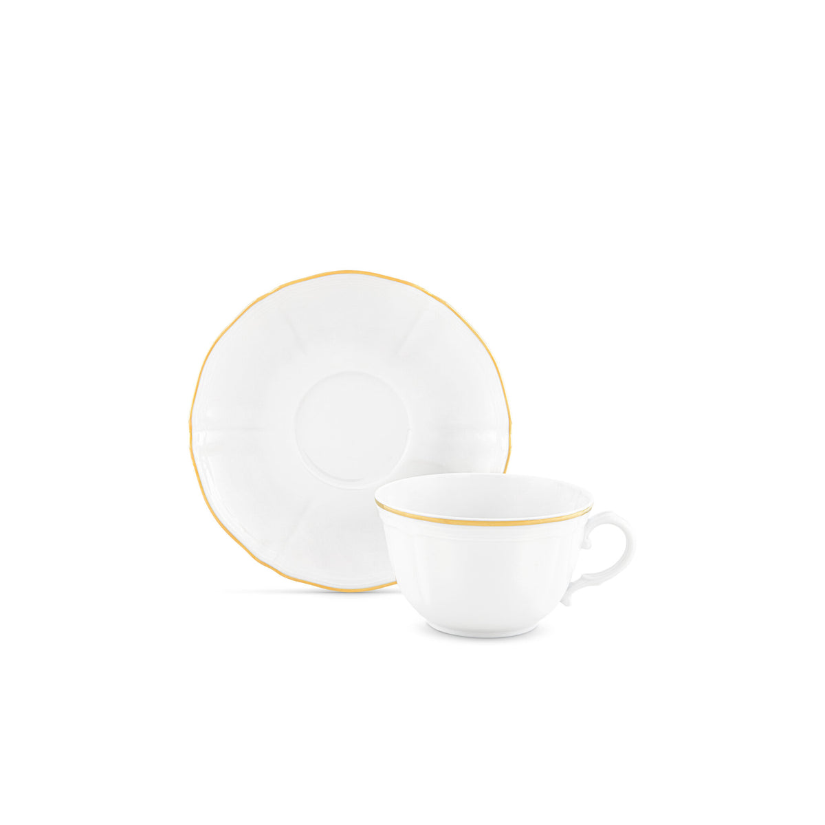Ginori 1735 Corona Tea Cup, Gold, view 3