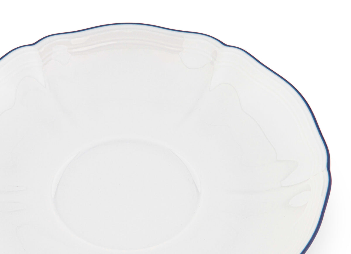 Ginori 1735 Corona Tea Saucer, Cobalt Blue, view 3