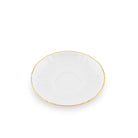 Ginori 1735 Corona Tea Saucer, Gold, view 2
