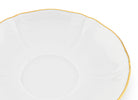 Ginori 1735 Corona Tea Saucer, Gold, view 3