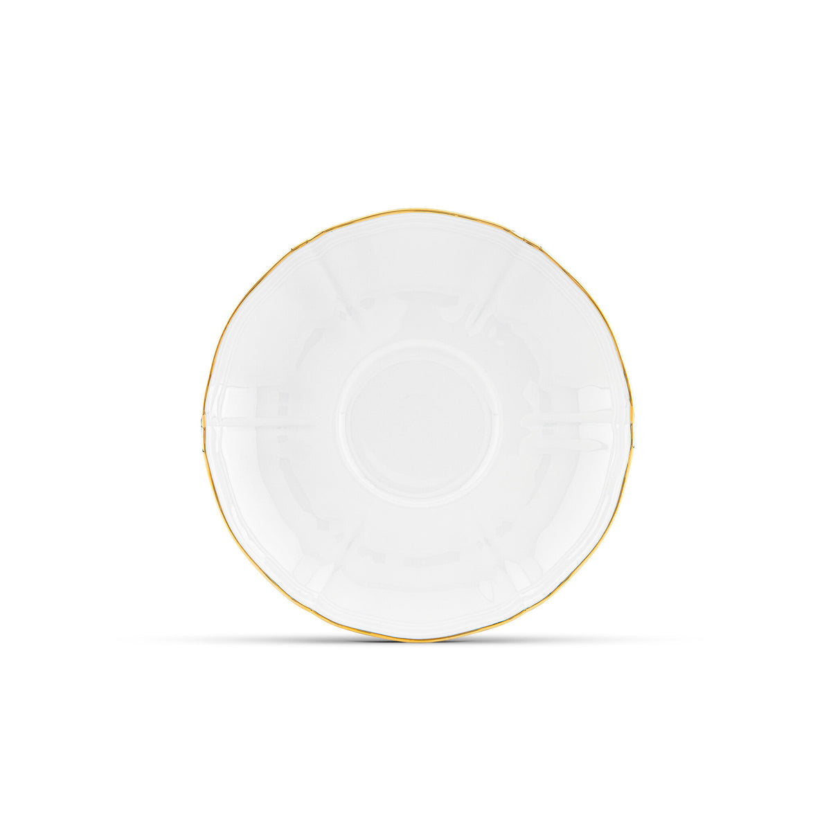 Ginori 1735 Corona Tea Saucer, Gold