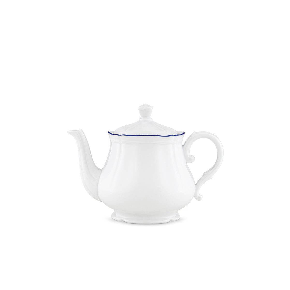 Ginori 1735 Corona Teapot, Cobalt Blue