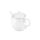 Ginori 1735 Corona Teapot, Platinum, view 2