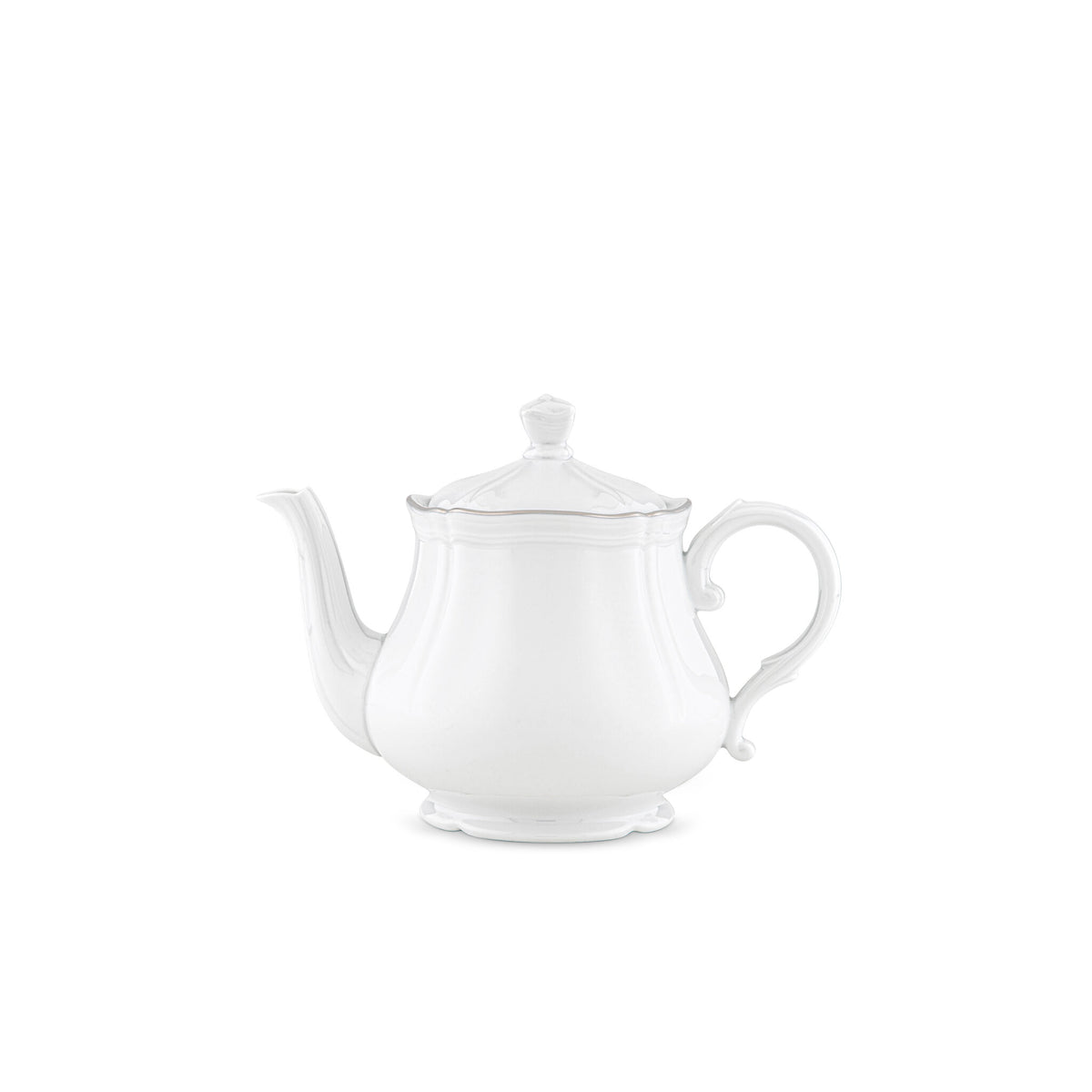 Ginori 1735 Corona Teapot, Platinum