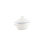 Ginori 1735 Corona Tureen, Cobalt Blue, view 2