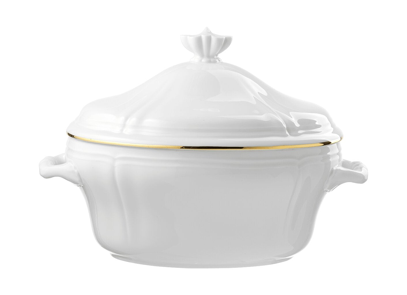 Ginori 1735 Corona Tureen, Gold