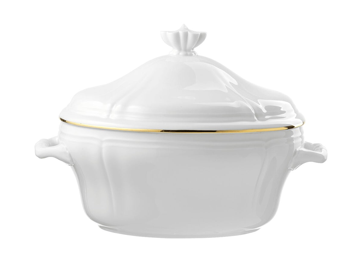 Ginori 1735 Corona Tureen, Gold