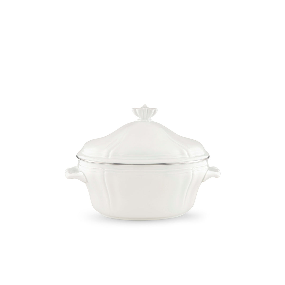 Ginori 1735 Corona Tureen, Platinum