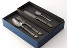 Ginori 1735 Diana 24-Piece Cutlery Set, Brushed Black, view 2