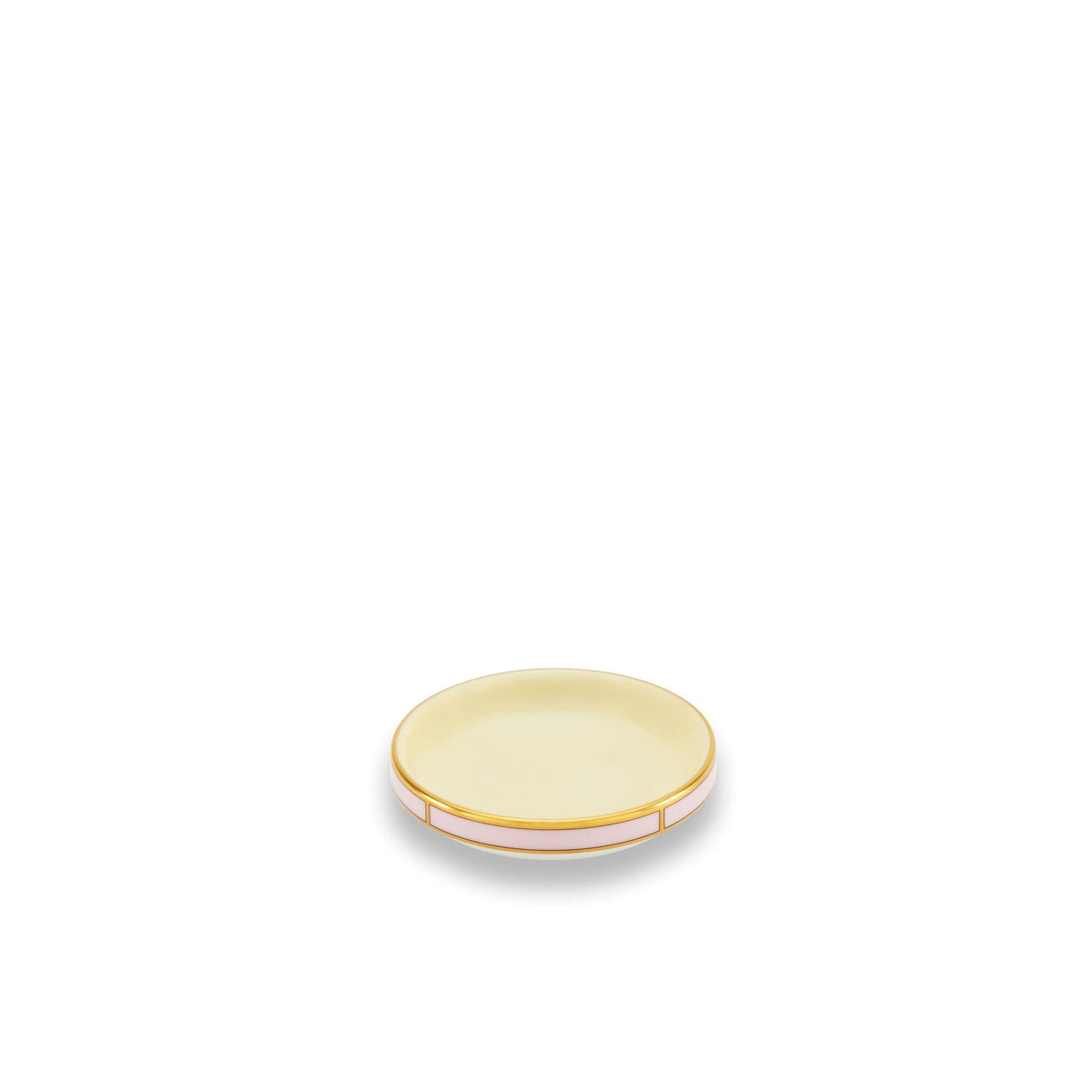 Ginori 1735 Diva Butter Dish, Yellow, view 2