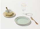 Ginori 1735 Diva Dessert Plate, Green, view 6