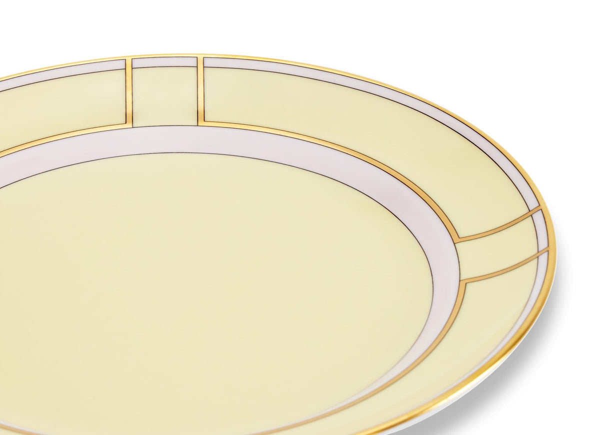 Ginori 1735 Diva Dessert Plate, Yellow, view 3