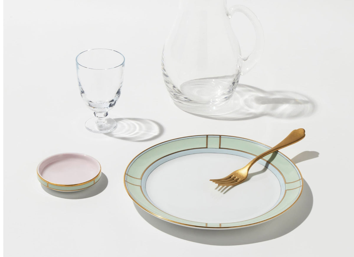 Ginori 1735 Diva Flat Plate, Green, view 6